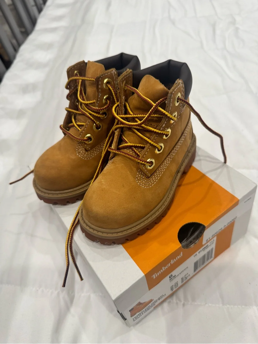 Timberland Kids Wheat/Tan Lace-Up Work Boots